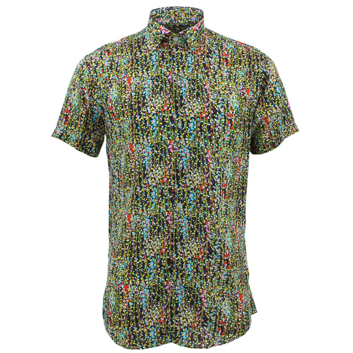 Tailored Fit Short Sleeve Shirt - Multi Ditzy
