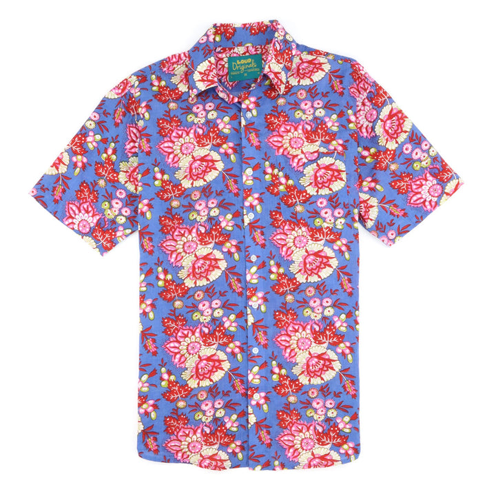 Regular Fit Short Sleeve Shirt - Berry Blossom Breeze