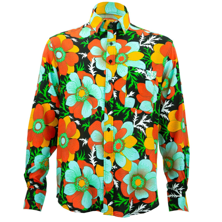 Regular Fit Long Sleeve Shirt - Floral