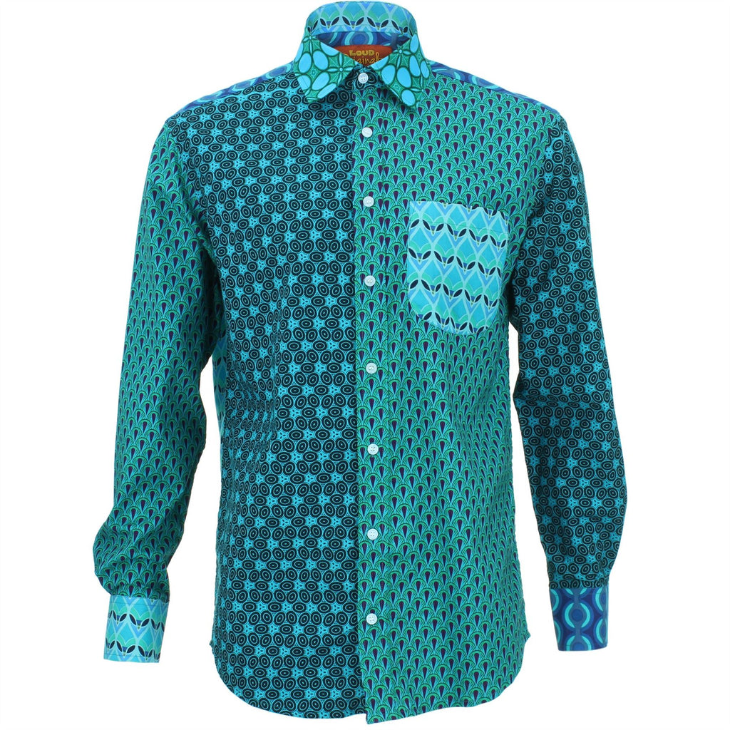 loud mens dress shirts Regular Fit Long Sleeve Shirt