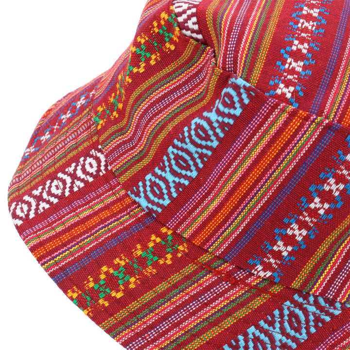 Canvas Bucket Hat - Aztec Red