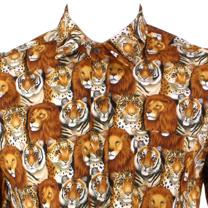 Regular Fit Short Sleeve Shirt - Big Cats