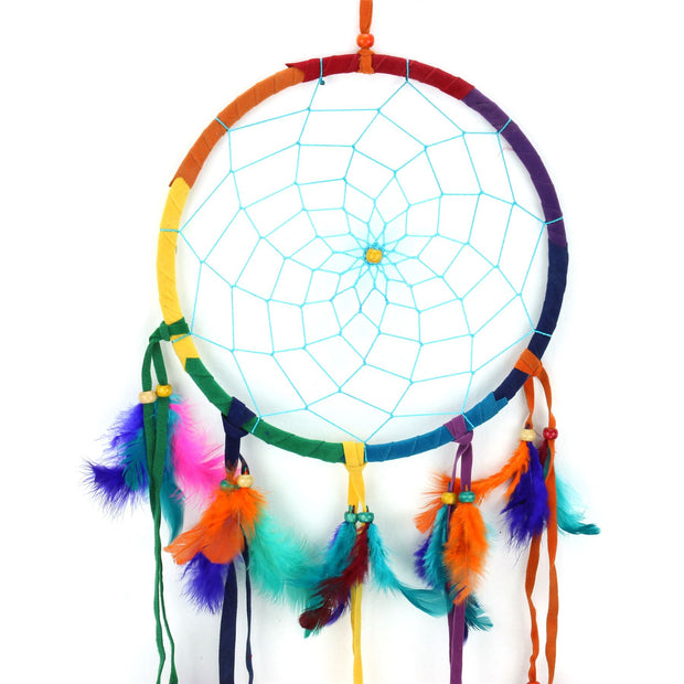 Dreamcatcher - Spiral 22cm Rainbow