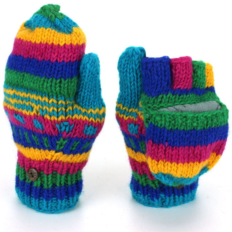 Wool Knit Shooter Gloves - Carnival