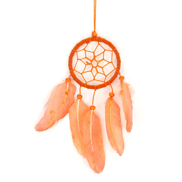 Dreamcatcher - Spiral 6cm Orange