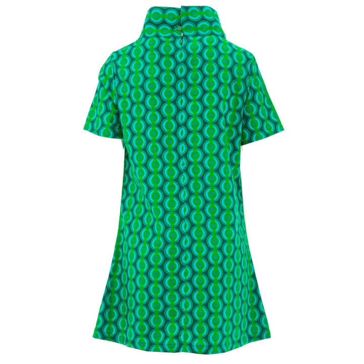 Sixties Shift Dress - Love Chain Green