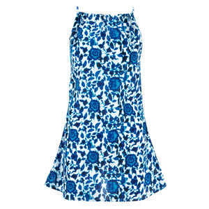 Modern Mini Dress - Bellflower Blue