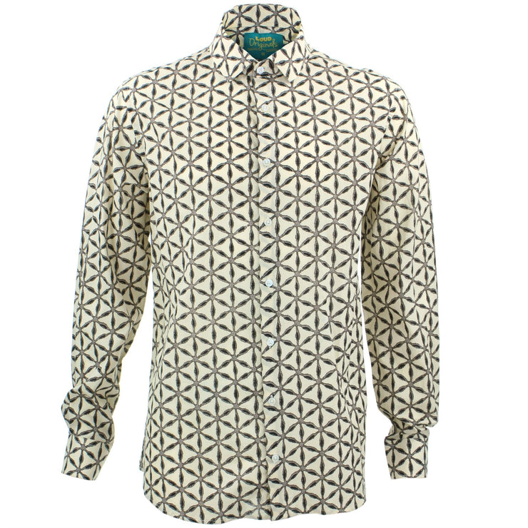 Tailored Fit Long Sleeve Shirt - Geodesic