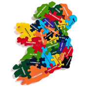 Handmade Wooden Jigsaw Puzzle - Map of Ireland Gaeilge