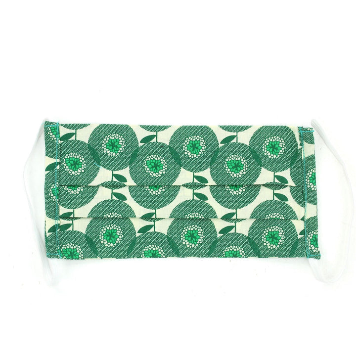 100% Cotton Handmade Pleated Face-Mask
