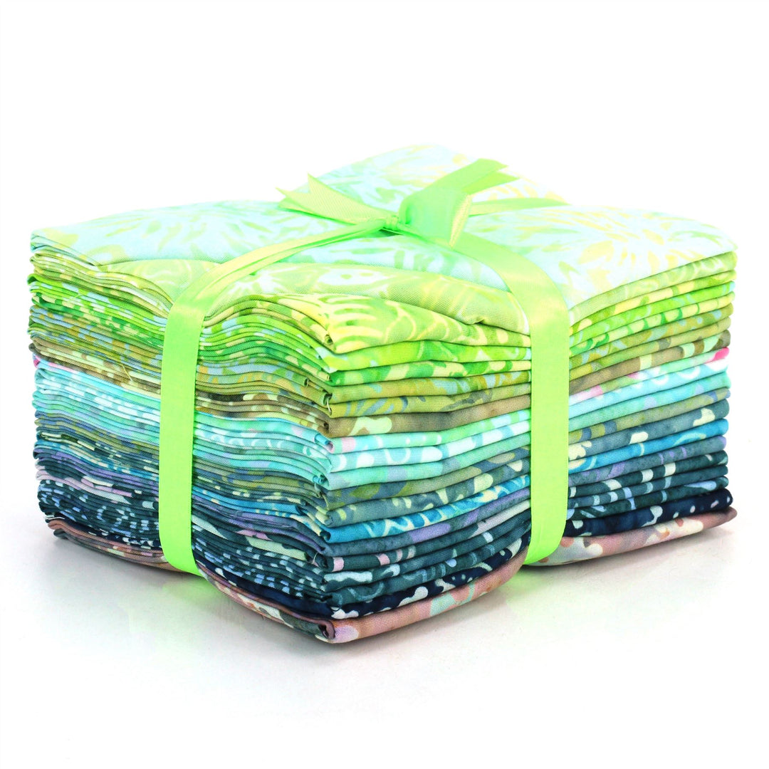 Fat Quarter - 20 Pieces of 19" x 20" Cotton Batik