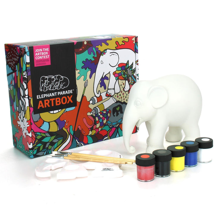 Paint Your Own Elephant - Art Box (15cm)