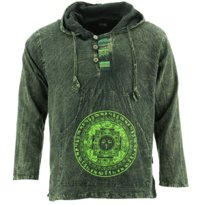 Lightweight Hooded Top - Green