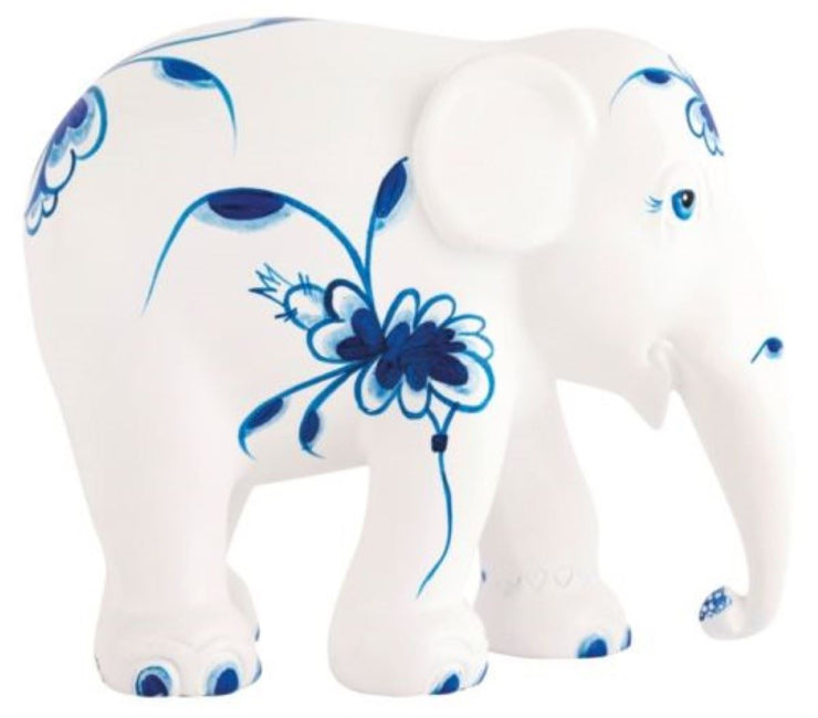 Limited Edition Replica Elephant - Blue Dance (10cm)