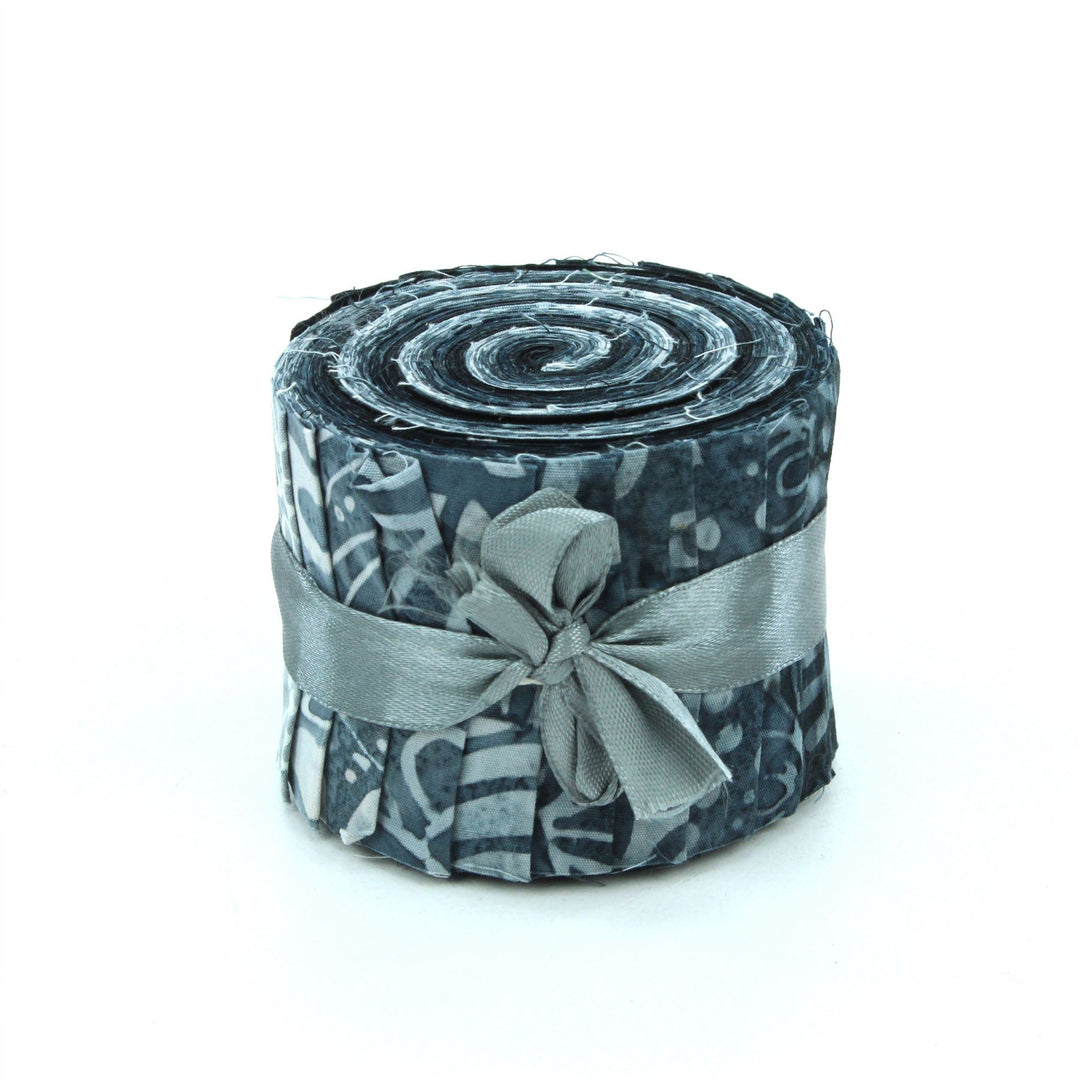 Jelly Roll - 20 Strips of 2.5" x 37" Cotton Batik