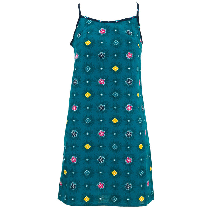 Strappy Dress - Blue Explosion