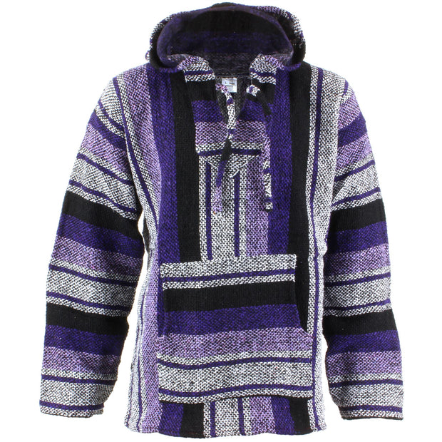 Mexican Baja Jerga Hoody - Lavender