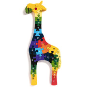 Handmade Wooden Jigsaw Puzzle - Alphabet Giraffe