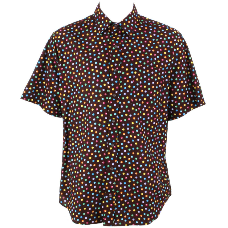 Regular Fit Short Sleeve Shirt - Multicoloured spots
