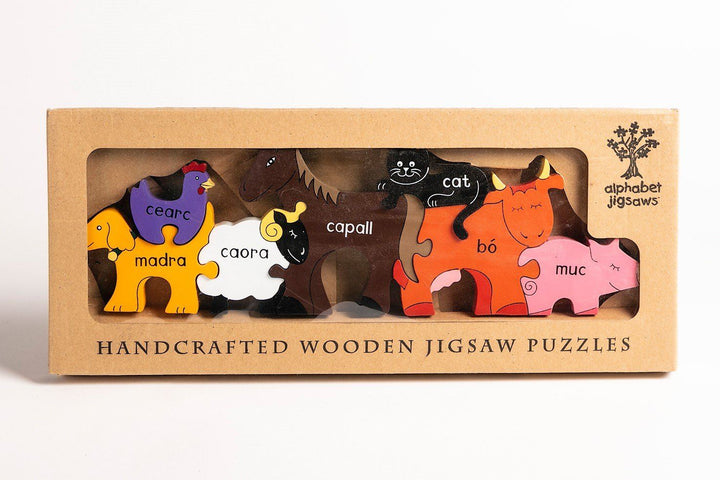 Handmade Wooden Jigsaw Puzzle - Gaelic Farm