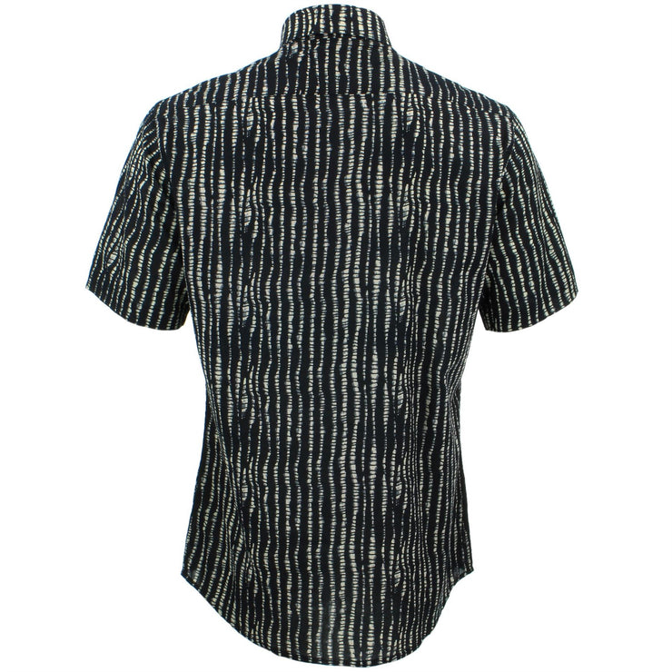 Slim Fit Short Sleeve Shirt - Spine Lines