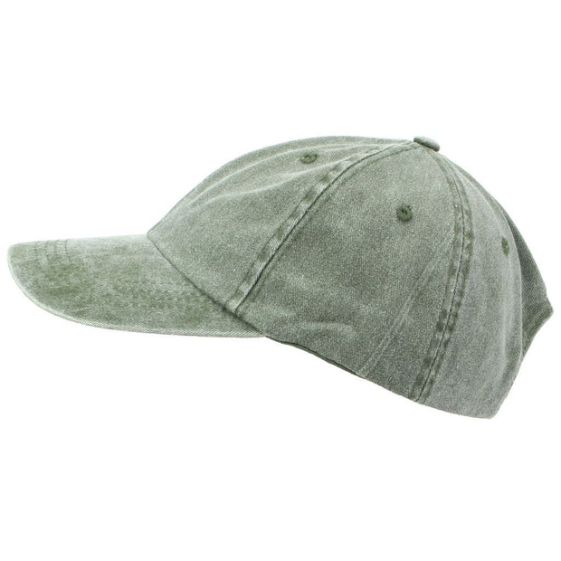 Pre-washed Baseball Cap - Green