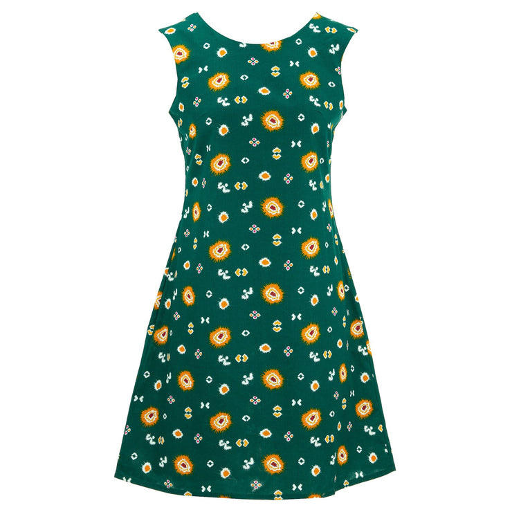 Nifty Shifty Dress - Green Explosion