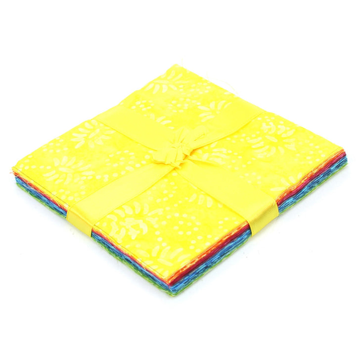 Charm Pack - 40 x 5" Squares of Cotton Batik