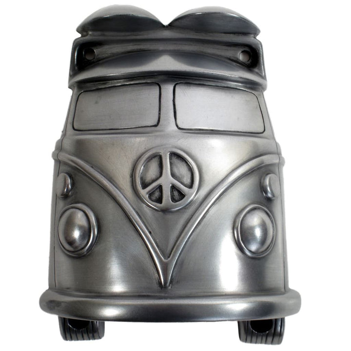 Wall Mounted Character Bottle Opener - Camper Van (Silver)