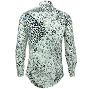 Tailored Fit Long Sleeve Shirt - Black Spots