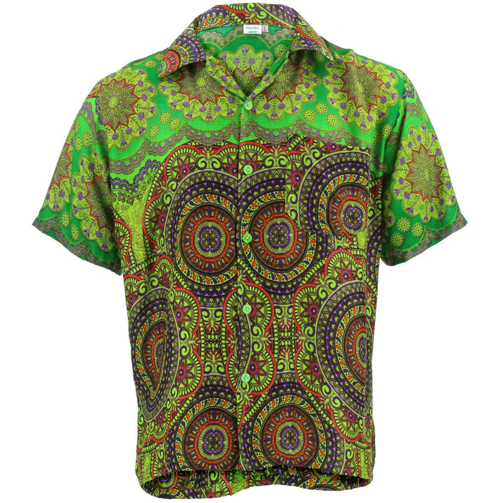 Boho Circle Mandala Shirt - Green