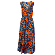 Waisted Maxi Dress - Flower Power