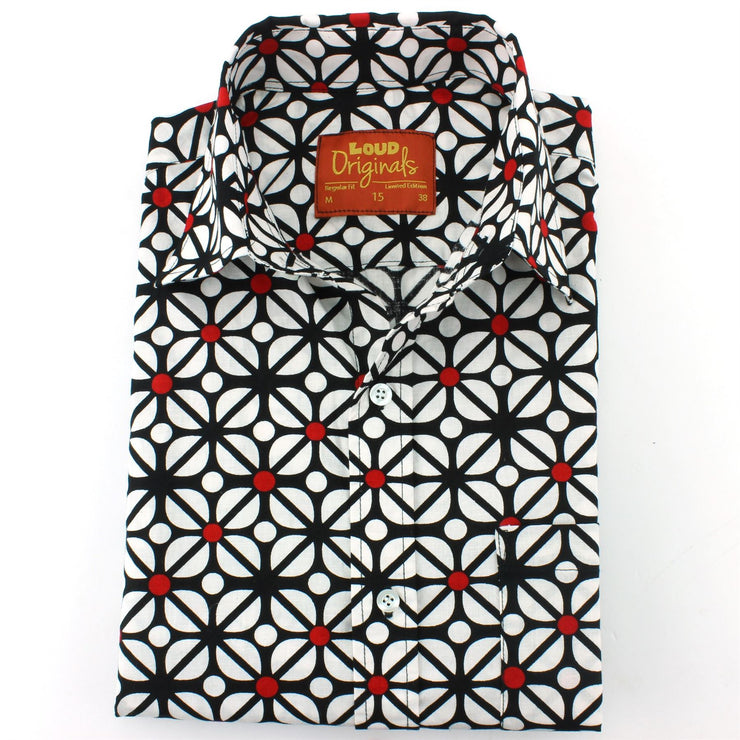 Regular Fit Short Sleeve Shirt - Red Dot Fret