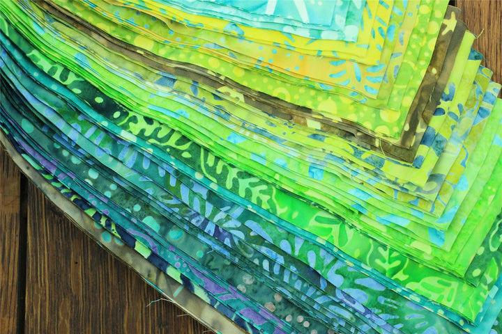 Jelly Roll - 40 Strips of 2.5" x 37" Cotton Batik