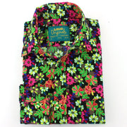 Regular Fit Long Sleeve Shirt - Vibrant Floral