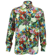 Regular Fit Long Sleeve Shirt - Floral Spiral