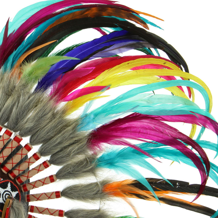 Native Amercian Chief Headdress - Rainbow