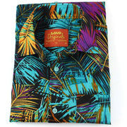 Regular Fit Short Sleeve Shirt - Palm Leaves