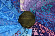 Cotton Batik Pre Cut Fabric Bundles - Fat Quarter - Tinted with Magic