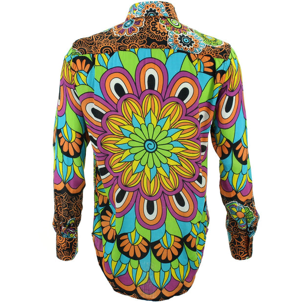 Regular Fit Long Sleeve Shirt - Carnival Mandala