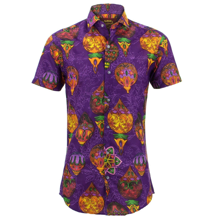 Tailored Fit Short Sleeve Shirt - Bauble Balloons