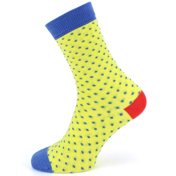 Bamboo Socks - Polka Dots - Yellow