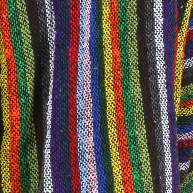 Mexican Baja Jerga Hoody - Vibrant Stripe