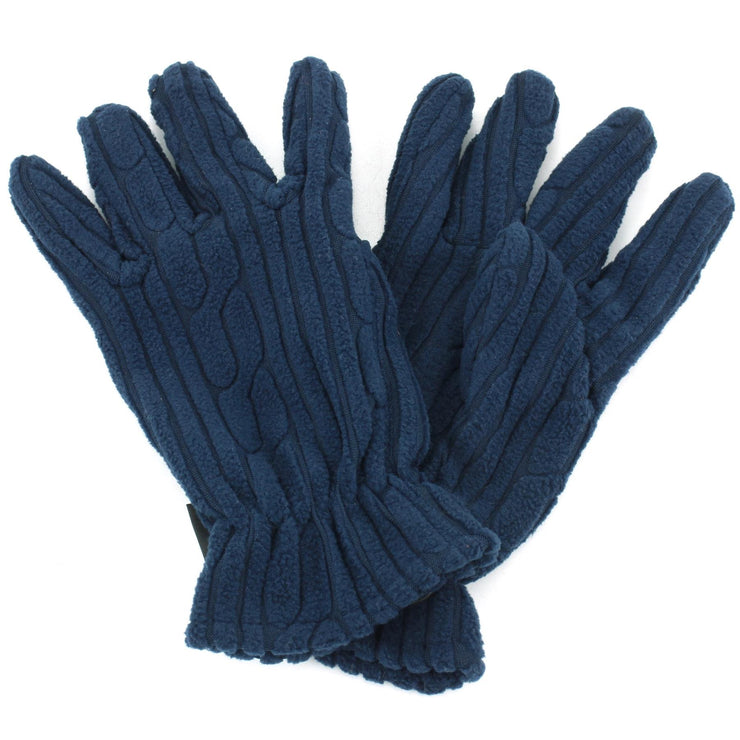Thermal Ribbed Gloves - Navy