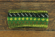 Hand Knitted Wool Headband  - 17 Green