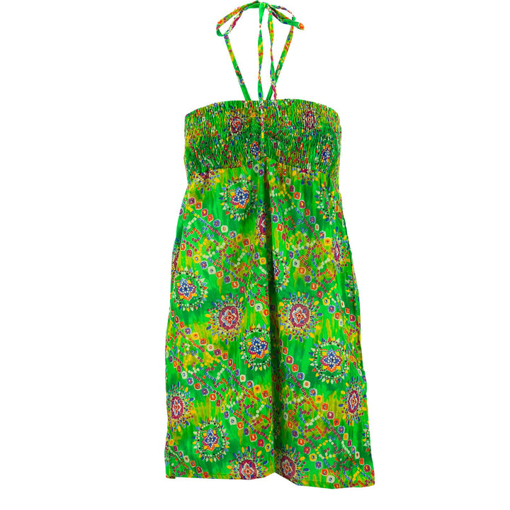 Halterneck Wrinkle Top - Wild Summer