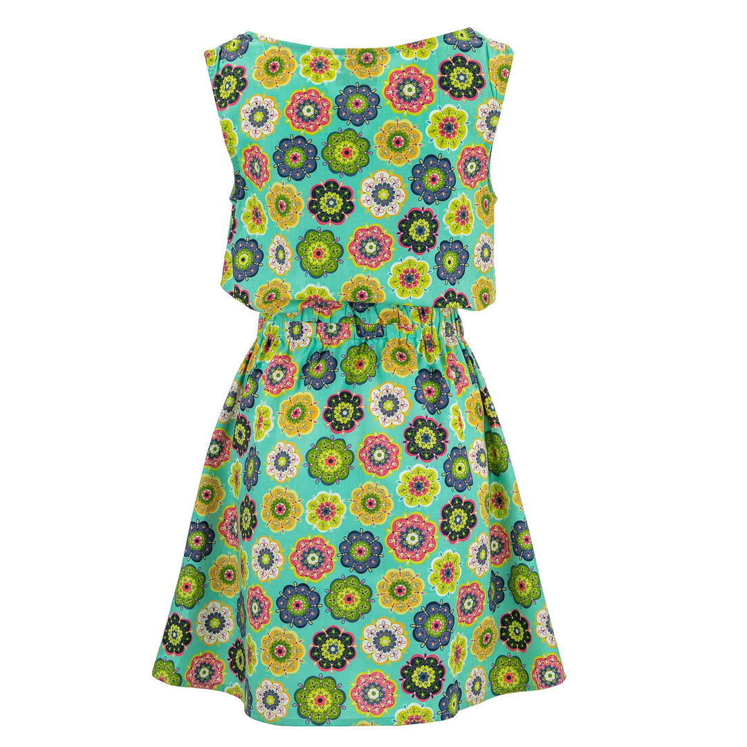Stretch Waister Dress - Fanciful Flower Angel