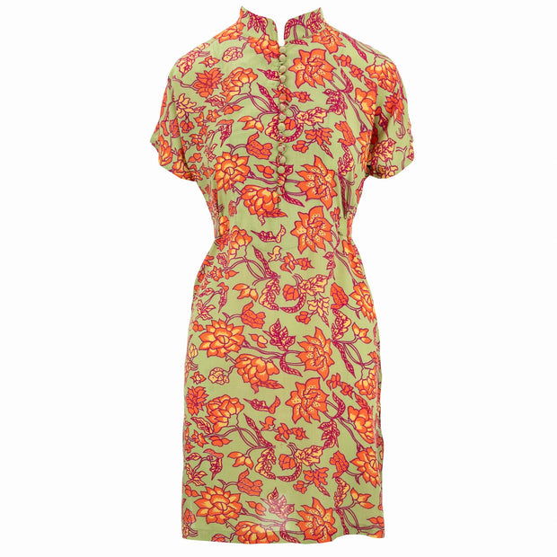 Mandarin Mini Dress - Tangerine Garden