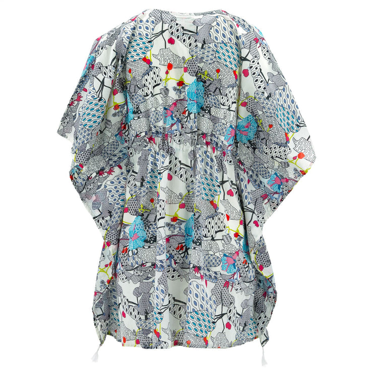 Beach Kaftan Cover-Up - Blue Utopia