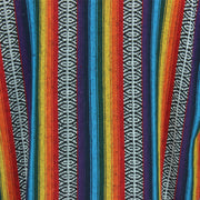 Woven Cotton Grandad Shirt - Rainbow